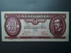 100 Forint 1949 - Retró papír százas papírpénz - Régi piros százas Ft bankjegy eladó