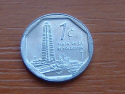 KUBA KONVERTIBILIS 1 CENTAVO 2001 ALU.16,75 mm Tower of the José Martí Memorial #