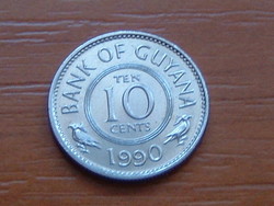 GUYANA 10 CENT 1990 CÍMER   #