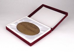 1C749 Kligl Sándor : Szeged bronz plakett 1498