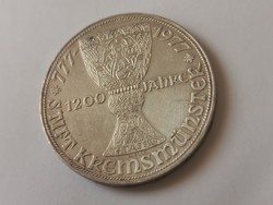 1977 osztrák ezüst 100 schilling 24 gramm 0,640 