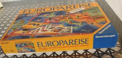 Europareise - német nyelvű társasjáték 1980-ból