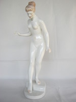 Aquincumi porcelán női akt 37 cm
