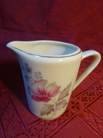 Alföldi porcelán tejkiöntő lila virággal, magassága 8 cm. Vanneki!