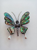 Csodaszép pillangó medál bross kitűző
