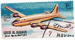 Umm al Qaiwain légiposta bélyeg 1968