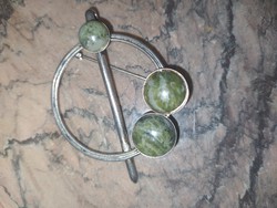 Large Silver Art Deco Brooch - 925
