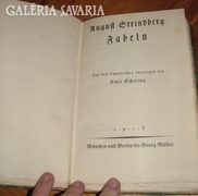 Antik német nyelvű könyv: August Strinbberg : Fabeln 1918
