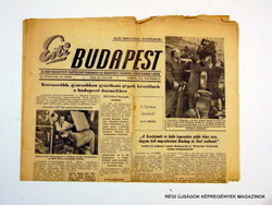1955 november 23  /  Esti Budapest  /  SZÜLETÉSNAPRA! RÉGI, EREDETI ÚJSÁG. Ssz.:  11818