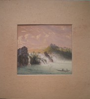 Alois Schaffer- Mühle und Wasserfall.