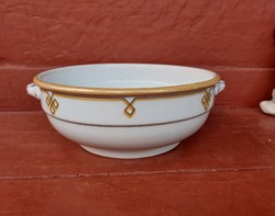 28 Cm 2-eared elbogen patty bowl, peasant bowl, nostalgia piece, peasant decoration