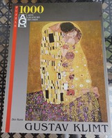 Gustav Klimt _ Csók _ 1000 db - os puzzle