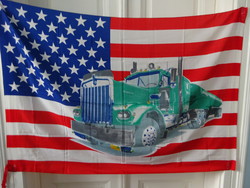 Amerikai zászló, mérete 138 x 95 cm. Vanneki!