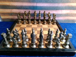 Antik sakk sakktáblával