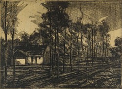 1C988 20th Century Hungarian Artist. Signed: 
