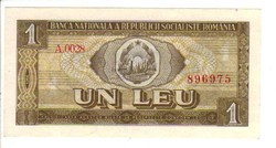 1 leu 1966 Románia UNC