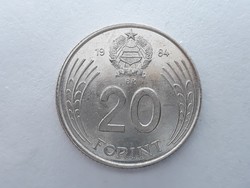 20 Forint 1984 Magyar Népköztársaság Ft, fém húszas pénz érme eladó