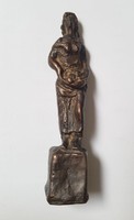 Borsos Miklós - Tavasz 11 cm bronz kisplasztika