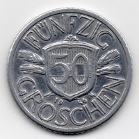 Ausztria 50 osztrák groschen, 1946