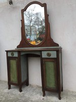 Rusztikus, vintage Pipere, fésülködőasztal