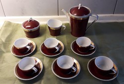 Hollóházi porcelán kávés vagy teás készlet