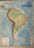 Dél-Amerika térképe