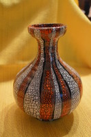 Békebeli,magyar retro kerámia váza