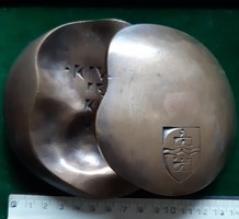 Asszonyi Tamás: szétvehető bronz kisplasztika, 1.8 kg