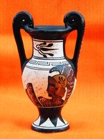 Festett görög kerámia váza.