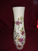 Zsolnay porcelán váza,  jelzése 9601/026. Festő: Kodseiner Csilla. Vanneki!