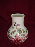 Zsolnay porcelán váza, jelzése 9566/1989. Festő: Gál M. Vanneki!
