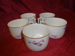 Zsolnay porcelán  teáscsésze, antik, pajzspecsétes, átmérője 8,5 cm. Vanneki!