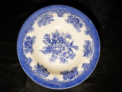 Vintage Egersund fajansz mély tányérok kék fácán (blue fasan) dekorral