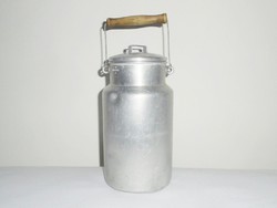 Retro tejes kanna tejeskanna - alu alumínium - 3 liter FTM MNOSZ - Fém Tömegcikk Művek