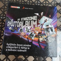  STARZONE GYŰJTŐALBUM  84 DB STAR FOTÓJÁVAL
