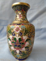 A large CLOISONNE  hu-form vaze qing dynasty 1889 -early 19 th.