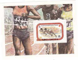 Turks and Caicoc Islands commemorative stamp block 1978