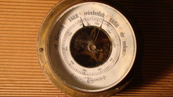 Antik barométer - Metall-Barometer
