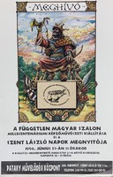Plakát: Független Magyar Szalon