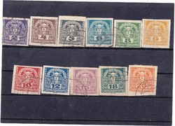 Ausztria újság bélyeg 1921-1922
