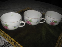 Herendi eton mintás  teás csészék , 88 x 52 mm