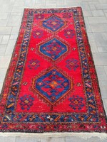 Kézi csomózású Iráni Hamadan szőnyeg. 200x110cm.Alkudható!
