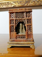 Régi Ázsiai faragott ásvány konfuciusz szobor (Ér-552)