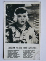 SZELECZKY ZITA, FOTÓ 1930 KÖRÜL, POST CARD, KÉPESLAP (9X14 CM) EREDETI