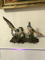 Sevres porcelán bronzzal díszíthette páros madár
