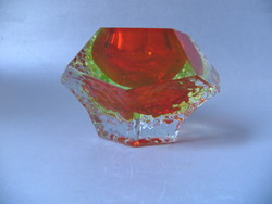 Sommerso üveg asztaldísz (1960-1970)