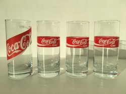 Régi Coca Cola poharak