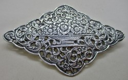 Csodás antik filigrán masszív ezüst bross