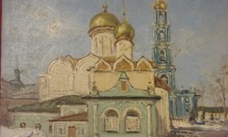 XX.sz.-i orosz festő: Ortodox templom