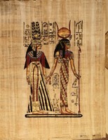Egyiptomi eredeti papirusz kép.Mérete:33x40 cm.
